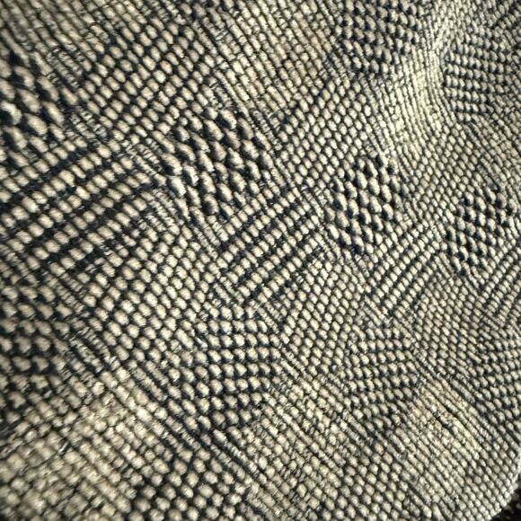 Vintage Vera Taupe and Black Textured Artsy Cropped Kimono Art to wear One Size - Picture 4 of 6